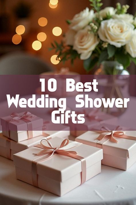 Did you know that choosing the perfect wedding shower gifts can make you the hit of the party? Discover unique ideas that will wow the bride-to-be and surprise the guests! From personalized keepsakes to trendy must-haves, our guide has you covered. Don't miss out on making this wedding shower unforgettable! Dive in for inspiration and standout choices. Best Wedding Shower Gifts, Bridal Shower Gift Ideas, Bridal Shower Gifts For Bride, Advice For Bride, Wedding Showers, Wedding Shower Gifts, Wedding Shoes Bride, Bride And Groom Gifts, Unique Presents