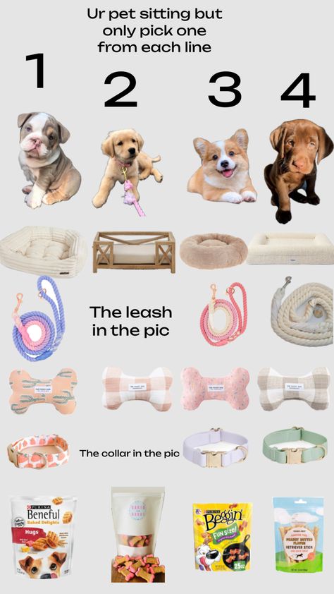 #cutedogs #preppy #cute #puppys 💗🐶🐾🦴 Puppy List Pet Products, Preppy Dog Stuff, Dog Age Chart, Pink Puppy Stuff, Preppy Basket, Pink Puppy Accessories, Preppy Dog Toys, Preppy Puppy, Dog Supplies List