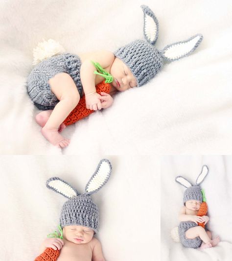 Easter newborn ideas, crochet bunny hat, bloomers and carrot. So cute! Police Baby Pictures, Baby Easter Pictures, Crochet Bunny Hat, Easter Newborn, Newborn Easter, Diy Newborn Photography, Mother Baby Photography, Newborn Ideas, Easter Photoshoot