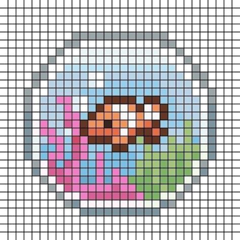 Anime Pixel Art Grid Easy, 30x30 Pixel Art, 32 By 32 Pixel Art, Pixel Art Ideas Creative, Fish Pixel Art, Small Pixel Art, 32x32 Pixel Art Grid, Cute Pixel Art, Image Pixel Art