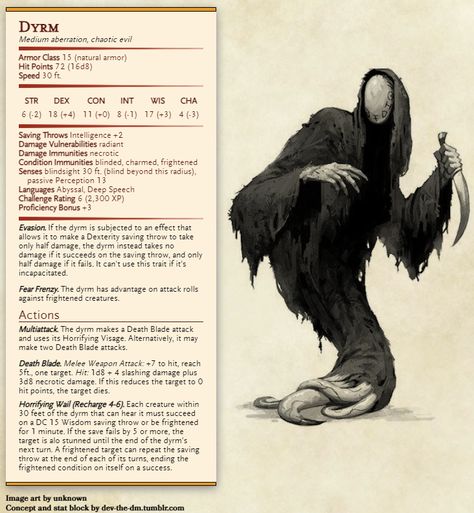 Undead Stat Block, Dnd Monster Stat Block, Stat Block 5e, 5e Undead, Dnd Stat Blocks, Pandaren Monk, Dnd Undead, Stat Block, Homebrew Monsters