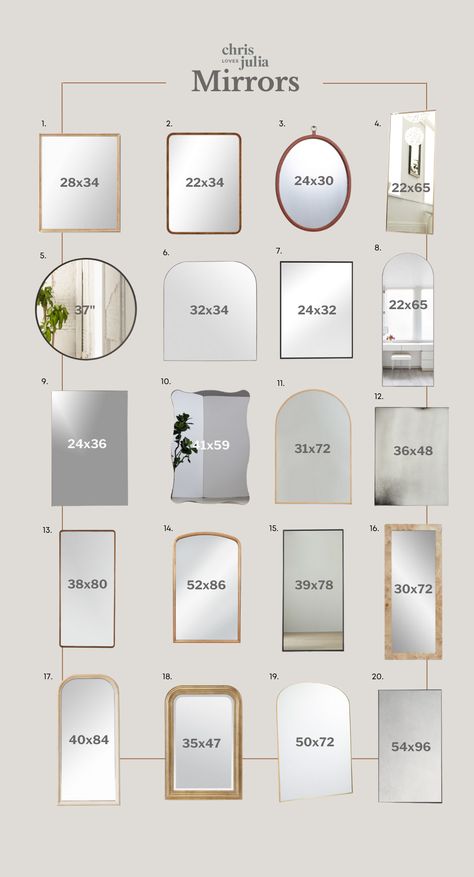 Chris Loves Julia Bathroom, Master Bath Mirror, Modern Floor Mirrors, Modern Decals, Bathroom Mirror Storage, Mirror Decals, Chris Loves Julia, Bath Mirror, Buy Mirror