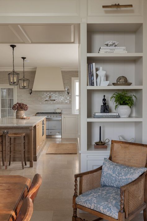 Country Abode — Eilish Rickard Interiors Spanish Cottage Interiors, Beach Home Kitchen, Limestone Floor, Nancy Meyers, Bespoke Kitchen, Bespoke Kitchens, Pretty House, Livingston, House Inspo