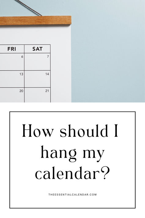 Display options you won't regret purchasing for to put your Essential Calendar on display in your home. Hanging Calendar Ideas, Wall Calendar Design Ideas, Calendar Frame, Calender Ideas, Calendar Holder, Family Calendar, Family Organizer, Wall Calendar, Staying Organized