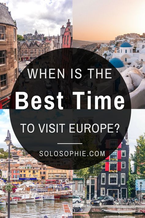 When is the best time to visit Europe? Here's your complete guide on when to visiting Europe, a season by season guide to spending time in Europe Visiting Europe, Europe In December, Solo Travel Europe, Travel To Europe, Best Time To Travel, Estonia Travel, European Trip, London Vacation, Time To Travel