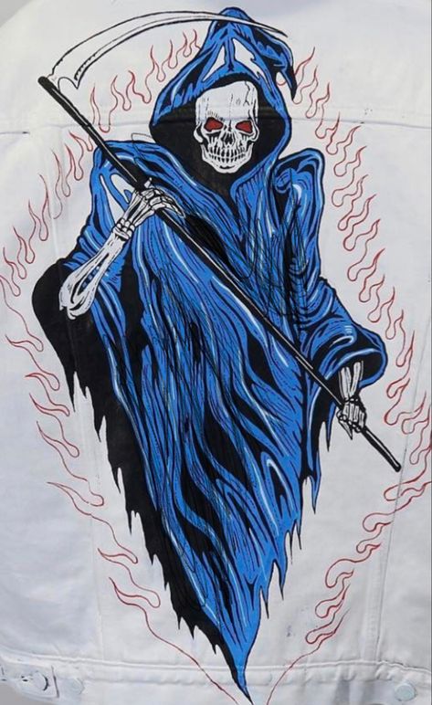 Warren Lotas Reaper Drawing, Warren Lotas, Horror Tattoos, Vintage Tattoo Design, Reaper Tattoo, Heavy Metal Art, Tattoo Signs, Gothic Wallpaper, Old School Tattoo Designs