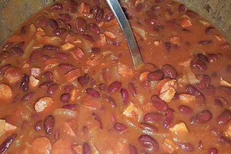 Bean Soup Recipe, Bean Soup Recipes, Vegetable Stock, Kidney Beans, Bean Soup, Cayenne Peppers, Tomato Paste, Soup Recipe, Hot Sauce