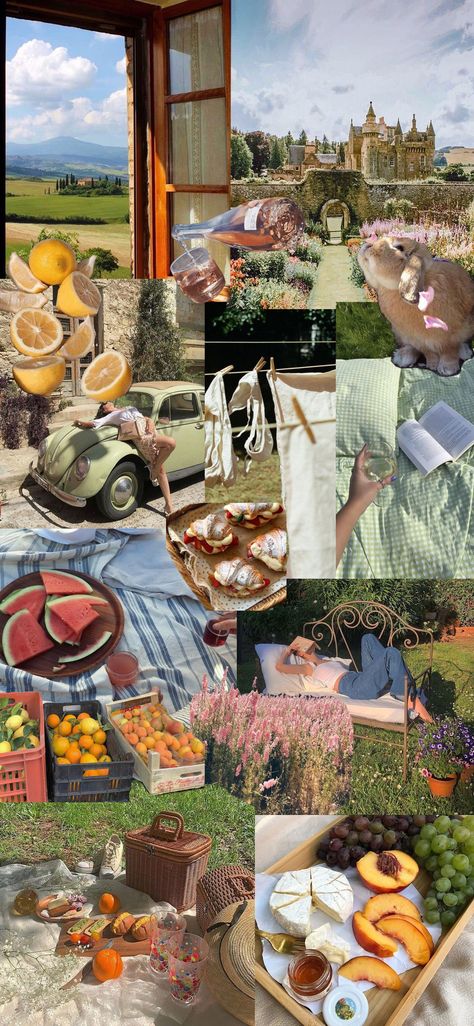 End Of Summer Aesthetic Wallpaper, Summer Aesthetic Desktop, European Summer Wallpaper, European Summer Aesthetic Wallpaper, August Aesthetic Wallpaper, August Wallpaper Aesthetic, Collage Wallpaper Aesthetic, Summer Pfp, Vintage Desktop Wallpapers