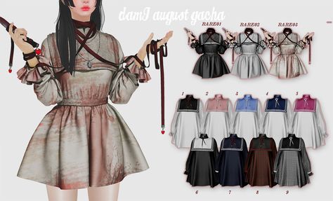 Cheap Fashion, Second Life, Sims 4, Clothes, Kawaii