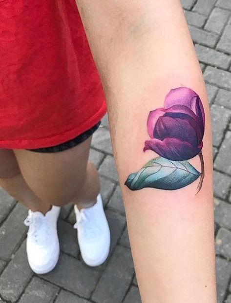 Magenta Tattoo, Flower Bouquet Tattoo, Flower Orchid, Colorful Tattoos, Orchid Tattoo, Bouquet Tattoo, Red Rose Tattoo, Magenta Flowers, Family Tattoo