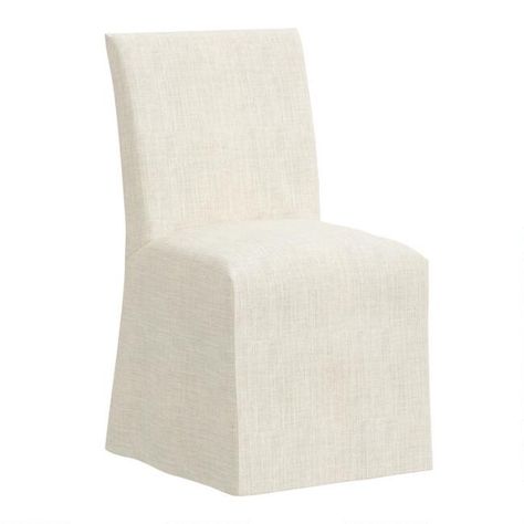 Landon Linen Slipcover Dining Chair - v1 Slipcover Dining Chair, Linen Slipcover, Dining Banquette, Parsons Chair, Cost Plus World Market, Parsons Chairs, Cool Chairs, World Market, Banquette