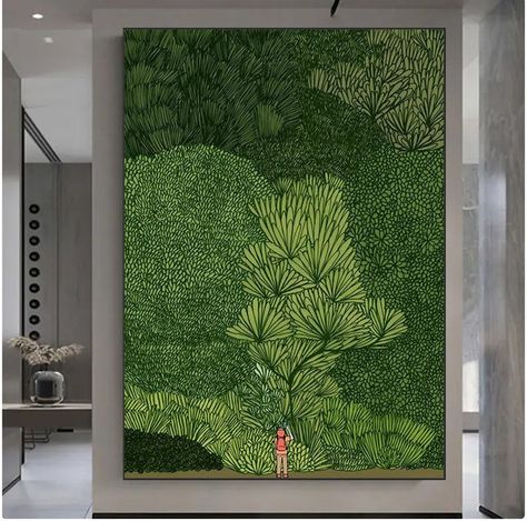 Green Art Painting, Monochrome Gallery Wall, Abstract Art Green, Green Painted Walls, Green Abstract Art, Dream Collage, Paint Inspo, Gift Painting, Wall Art Acrylic