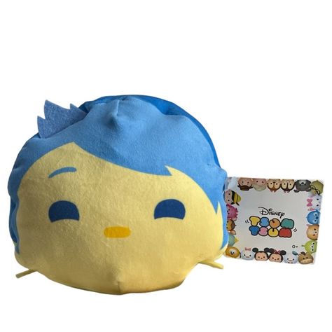 Disney Tsum Tsum Inside Out Joy Plush Inside Out Joy, Disney Yellow, Joy Inside Out, Disney Tsum Tsum, Cell Phone Holster, Soft Cooler, Tsum Tsum, Disney Toys, Garment Bags