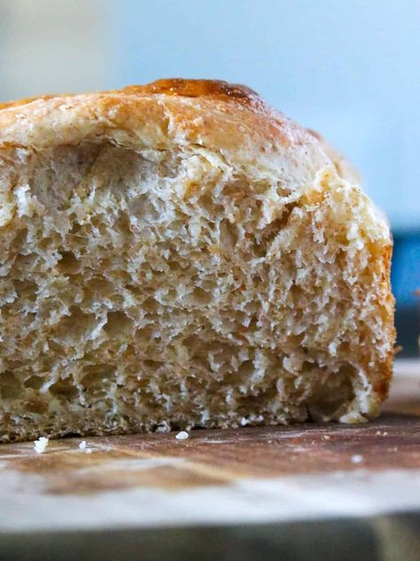 Whole Wheat Buttermilk Loaf Bread | Buttermilk Loaf, Loaf Bread Recipe, Buttermilk Bread, Wheat Bread Recipe, Bread Homemade, Buttermilk Recipes, Rustic Bread, Bread Toast, Whole Wheat Bread