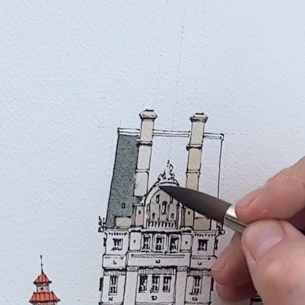 Martin Lachmair Art, Watercolor Architecture, 9th Month, Architecture Drawing, Art Projects, Architecture, Drawings, On Instagram, Instagram