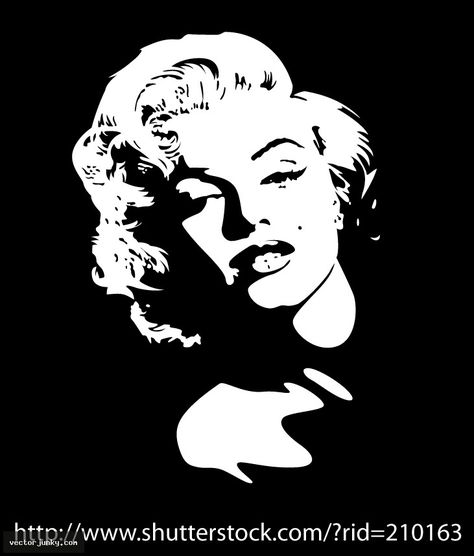 Marilyn Monroe Silhouette Marilyn Monroe Stencil, Pop Art Marilyn Monroe, Marilyn Monroe Drawing, Pop Art Marilyn, Marilyn Monroe Pop Art, Marilyn Monroe Painting, Marilyn Monroe Artwork, Marilyn Monroe Art, Pinstriping