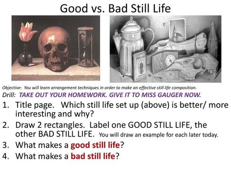 Still Life Composition, Draw Two, Still Life Drawing, High School Art, Still Life Art, Title Page, Take Out, Fun To Be One, Art School