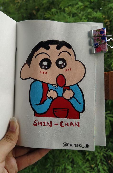 Anyone shinchan lover here? Let me know.❤️ ~Follow for more such pins😉 #painting #shinchan #cartoon #drawing #acrylicpaint #kids #easy #painting #latest #printrest #art #artinspiration #sketches #artwork #artist #justdraw #drawoftheday #followformore Cartoon Art Shinchan, Shinchan Painting Ideas, Shin Chan Drawing Cute, Shinchan Rangoli, Sketch Book Ideas Aesthetic Cartoon Easy, Shinchan Drawing Pencil, Shinchan Canvas Painting, Shinchan Drawing Sketch, Shinchan Cartoon Drawing