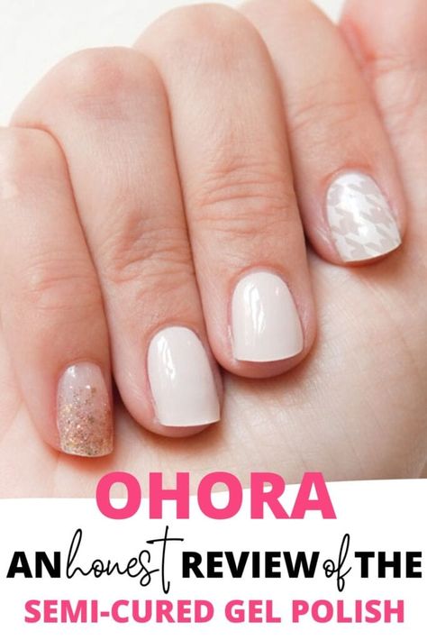 Ohara Nails, Gel Nail Strips, Ohora Nail, Self Nail, Hard Gel Nails, Nail Polish Stickers, Gel Nails At Home, Korean Nails, Nail Pops