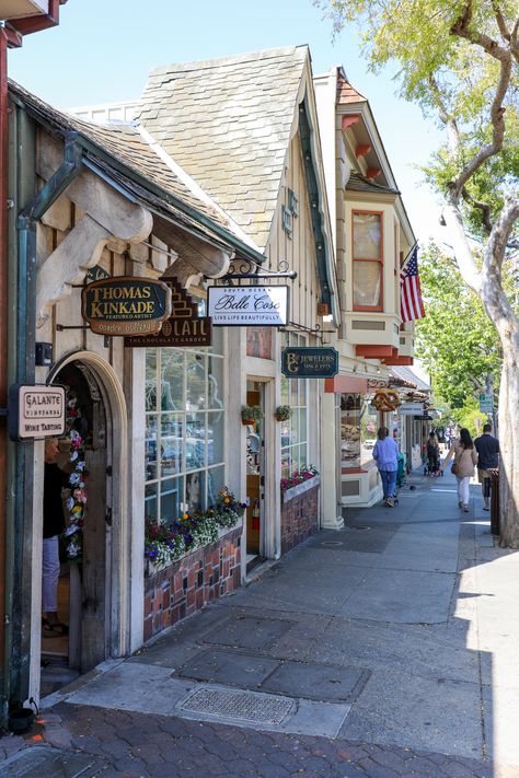 Carmel-by-the-Sea is a 1 square mile village on the coast of California two hours south of San Francisco. It is where we stopped for two nights on our road trip down the coast from Santa Rosa (near Sonoma) to San Diego with our three small children, ages 4 and under. Architecture Reference, Carmel By The Sea, Travel Locations, Big Sur, Three Kids, By The Sea, The Coast, Travel Inspiration, The Sea