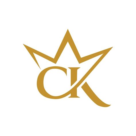 Ck Tattoo, Ck Logo Design, Logo With Crown, Facebook Logo Transparent, Kc Logo, Ag Logo, Modern Cat Art, Jewel Logo, Image King