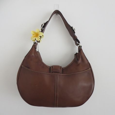 🐻 Y2k 2003 Brown Leather Coach Hamptons Hobo Bag🐻 ⋆ Free US shipping ⋆ 12" x 8" ⋆ good condition ⋆ great condition, stains on back shown ⋆ $145 shipped ⋆ Comment "sold" or dm me to purchase ⋆ Charms included #y2k #2000s #vintagebag #thrift #vintagecoach #vintage #fallinspo #pinterest #fallaesthetic Fall Inspo, Leather Coach, Vintage Coach, Vintage Bags, Y2k 2000s, Free Bag, Hobo Bag, Dm Me, The Hamptons