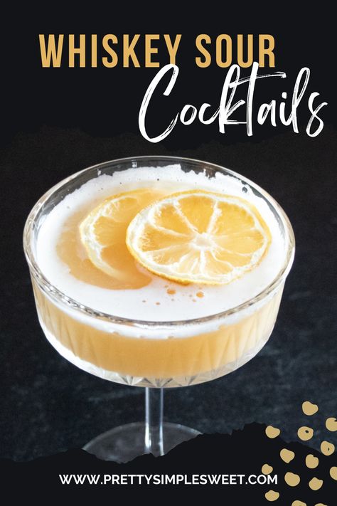 An egg white whiskey sour is my all-time favorite cocktail. It is so refreshing to sip on and enjoy on our back patio during warm summer nights. The egg white becomes an incredible emulsifier adding creaminess and soft foam to this drink. Whiskey Sour With Egg White, Sour Cocktails, Whiskey Sour Cocktail, Sour Drink, Cocktail Recipes Whiskey, Whiskey Recipes, Fun Summer Drinks, Summer Drinks Alcohol, Hot Chocolate Drinks