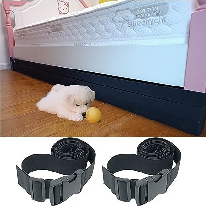 2 Pack Toy Blocker for Under Couch, Under Bed Blocker for Pets, Stop Toys from Going Under Sofa or Furniture, Adjustable Elastic Gap Bumper Stopper Guards for Bed Underneath (9Ft by 2 inch, 2pcs) Under Couch Blocker Diy, Under Bed Blocker, Natural Pet Care, Under Bed, Dog Toys, Pet Care, Pet Toys, 2 Pack, Gap