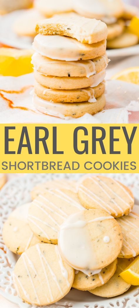 Earl Gray Shortbread Cookies, Recipes With Earl Grey Tea, Tea Time Biscuits, Lavender Earl Grey Shortbread Cookies, Tea Party Cookie Recipes, Early Grey Cookies, English Cookie Recipes, Shortbread Tea Cookies, Cookies Made With Tea