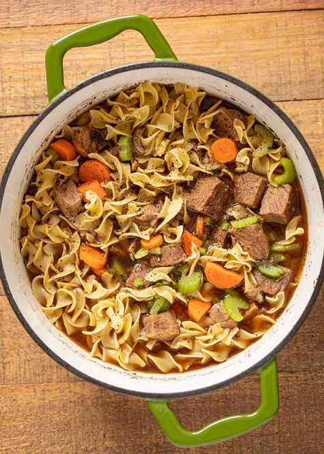 Hamburger Soup With Noodles, Sup Daging, Ground Beef Breakfast, Spaghetti With Ground Beef, Braised Chicken Breast, Ground Beef Pasta, Noodle Soup Recipe, Hamburger Soup, Beef Noodle Soup