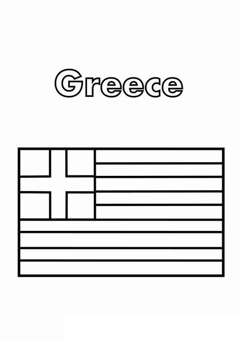 Greece Coloring Pages - Best Coloring Pages For Kids Greece Coloring Pages, Greek Activities, Patriotic Wallpaper, Greek Crafts, Avengers Coloring Pages, Page Az, Greece Flag, Flag Printable, Free Kids Coloring Pages