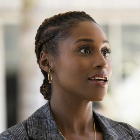 Issa Rae Hairstyles Cornrows, Issa Insecure Hairstyles, Issa Rae Braids, Issa Dee Hairstyles, Issa Rae Insecure Hairstyles, Insecure Hairstyles, Issa Rae Hairstyles, Natural Cornrows, Healthy Hairstyles