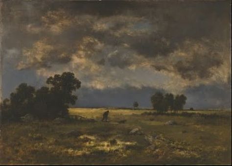 Stormy Landscape - Narcisse Virgilio Diaz de la Pena — Google Arts & Culture Stormy Landscape, City Gallery, Landscape Art Painting, Arte Obscura, Classical Art, Ethereal Art, Nature Aesthetic, Oil Painting Landscape, Art Google