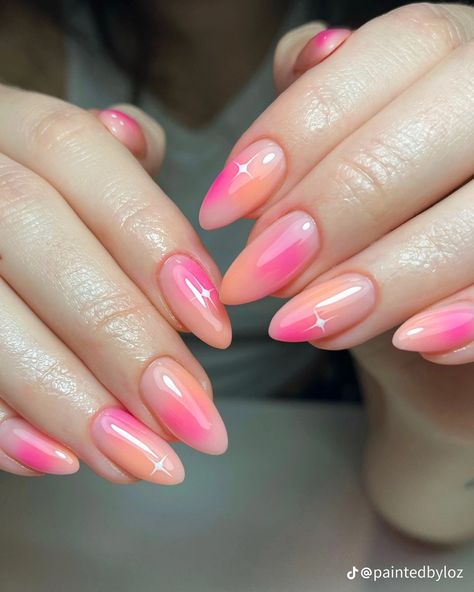 Cute Nail Ideas, Hot Pink Nails, Summery Nails, Minimal Nails, Blush Nails, Cute Nail, Classy Acrylic Nails, Spark Joy, Pink Spring