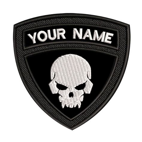 PRICES MAY VARY. ✦Tactical Skull Emblem Patch Can be Used as Your Jacket Patches, Tactical Hat Patches Flag, Tactical Backpack Patches Flag, Outdoor Clothing Patch Flag, This skull patches is Your Very Good Decoration. You can customize any text, personalized slogan, your name sticker Or ID ● Hook and loop fastern, Or Iron On backing You Can Chooes ● 2pcs each order (with same text) ● Patch Size: 3x3 inches ✔ HOW TO ORDER - To get this patches please choose your text, backing style through the " Skull Patches, Tactical Hat, Jacket Patches, Military Patches, Skull Patch, Bag Patches, Backpack Patches, Tactical Patches, Military Patch