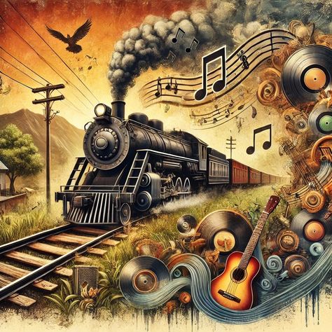 The rhythmic sounds of trains and the stories they carry create a unique backdrop for songwriting, often symbolizing freedom, longing, and the passage of time. Unique Backdrop, Soul Asylum, List Of Songs, Randy Newman, Runaway Train, The Doobie Brothers, Gladys Knight, Pusha T, Jethro Tull