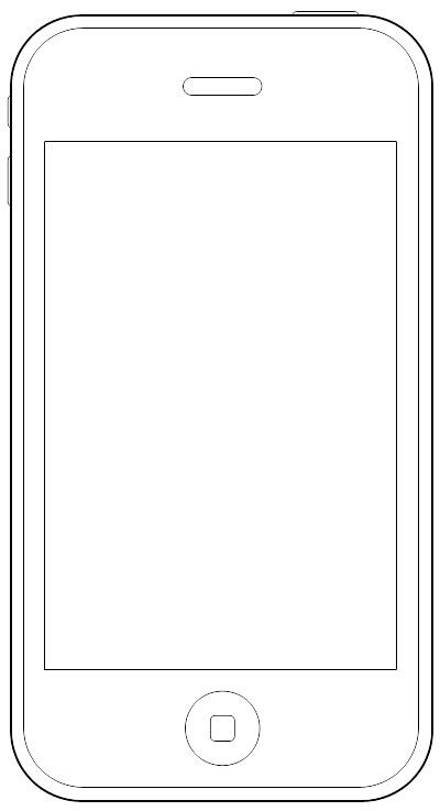 Free Printable Mobile Sketching Templates In this article we've collected a complete selection of printable mobile sketching templates that you can freely use. Cell Phone Template Free Printable, Iphone Printable Template, Phone Printable Template, Phone Coloring Page, Phone Outline, Iphone Printable, Phone Printable, Iphone Template, Printable Craft Templates