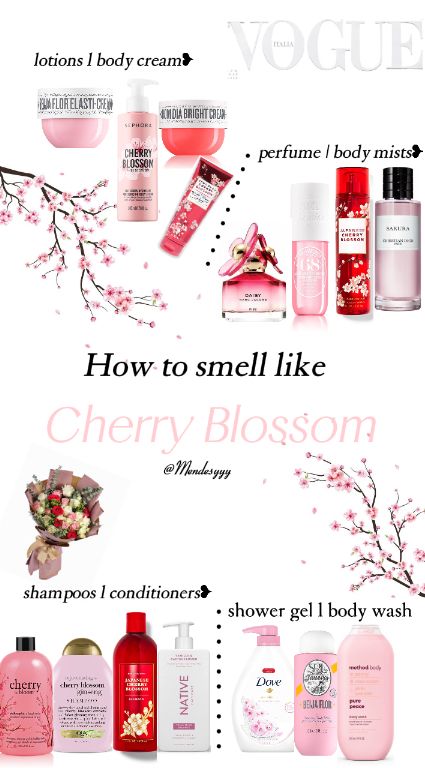 Cherry Blossom Scent Aesthetic, How To Smell Like Japanese Cherry Blossom, How To Smell Like Cherry Blossom, Cherry Blossom Scent, Diy Hair Accessories Ribbon, Fragrances Perfume Woman, Retro Photography, School Tips, Perfume Lover