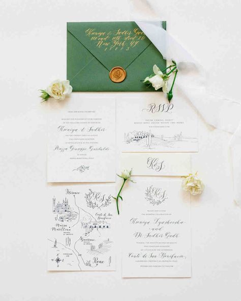 kseniya sadhir wedding invitation stationary suite Wedding Getaway Car, Wedding Cake Alternatives, Jose Villa, Tuscan Wedding, Cypress Trees, Martha Stewart Weddings, Tuscany Wedding, Bridal Shoot, Fine Art Wedding Photographer