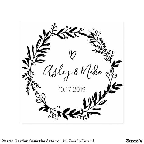 Envelope Logo, Garden Save The Date, Rustic Save The Date, Save The Date Stamp, Wedding Finger, Rustic Save The Dates, Country Theme Wedding, Postcard Invitation, Wedding Envelope