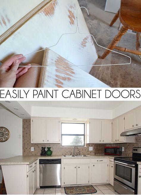 Cabinet Doors Diy, Diy Kitchen Cabinet Doors, Spray Paint Cabinets, Painting Cabinet Doors, Diy Paint Booth, Painting Cabinets Diy, Paint Cabinet, Spray Paint Booth, Diy Cabinet Doors