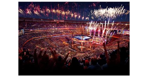 WrestleMania® Generates $165 Million for New York/New Jersey Region Wrestling Aesthetic, Puerto Rican Music, Wrestlemania 29, Wwe Wrestlemania, Wwe Royal Rumble, Body Slam, Metlife Stadium, Wrestling Wwe, Dwayne The Rock