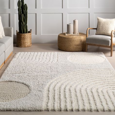 Transform your home into a tranquil oasis with this abstract shag area rug! Place it under your bed to start your mornings on the right note or add it anywhere needing a touch of serenity. Minimalist Sofa, Nursery Office, Inspire Me Home Decor, Up House, Rugs Usa, Nursery Rugs, Rug For Living Room, Shag Area Rug, Decor Pieces