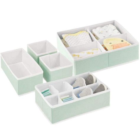 Nursery Decor You’ll Love, Available To Buy on Amazon – SheKnows Top Of Dresser, Drawer Closet, Organizer Bins, Fabric Dresser, Compartment Organizer, Closet Drawers, Dresser Drawer, Storage Closet Organization, Organize Fabric