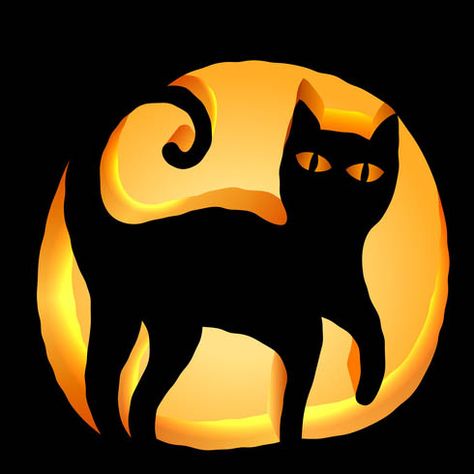 Black Cat Pumpkin Carving Stencil - Download free template Cat Pumpkin Stencil, Cat Pumpkin Carving, Pumpkin Carving Stencil, Pumpkin Carving Stencils Free, Cute Pumpkin Carving, Pumpkin Stencils, Halloween Pumpkin Carving Stencils, Carving Stencils, Black Cat Pumpkin