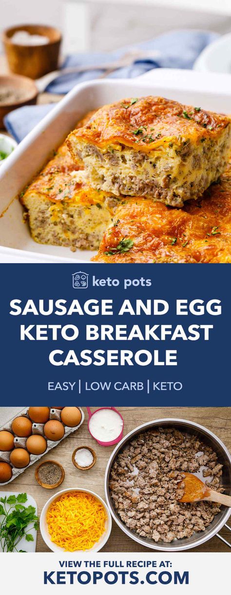 Egg Keto Breakfast, Breakfast Tailgate, 5 Ingredient Breakfast, Keto Breakfast Casserole, Meat Entrees, Keto Casseroles, Casserole Easy, Keto Journey, Keto Dinners