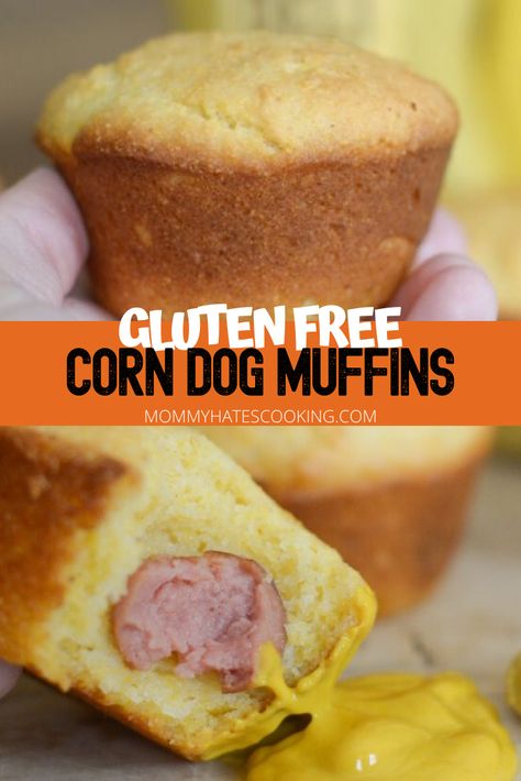 Gluten Free Corn Dogs, Kids Friendly Meals, Gluten Foods, Food Flags, Dog Muffins, Corn Dog Muffins, Parties Food, Back To School Lunch, Gluten Free Lasagna