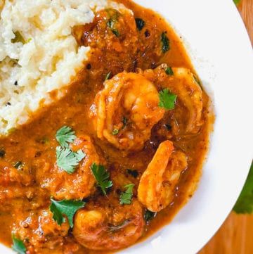 Shrimp Tikka, Shrimp Tikka Masala, Shrimp Masala, Cauliflower Grits, Tikka Masala Sauce, Raw Shrimp, Masala Sauce, Spiced Cauliflower, Tikka Masala Recipe