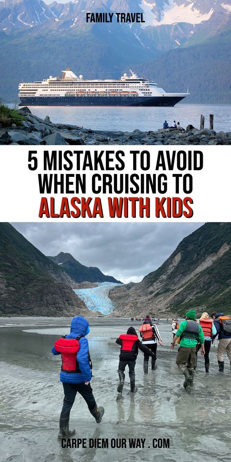 Alaskan Cruise With Kids, Alaska Cruise With Kids, Alaska With Kids, Alaska Cruise Tips, Alaska Cruises, Alaska Summer, Travel Holland, Alaska Road Trip, Columbia Travel