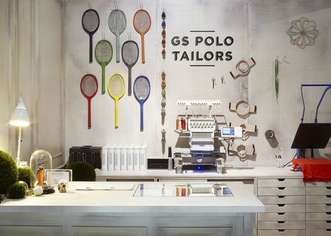 I want to go to this hotel, wherever it is. Tennis Store, Retail Windows, Tennis Shop, Exhibition Stand Design, Retail Design Blog, Retail Interior, Store Design Interior, Conceptual Design, Exhibition Space